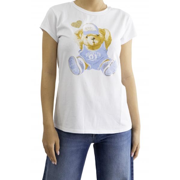 t shirt orsacchiotto con cappello 